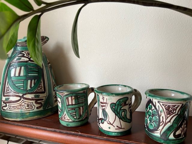 Jarra Punter cafe + 3 tazas