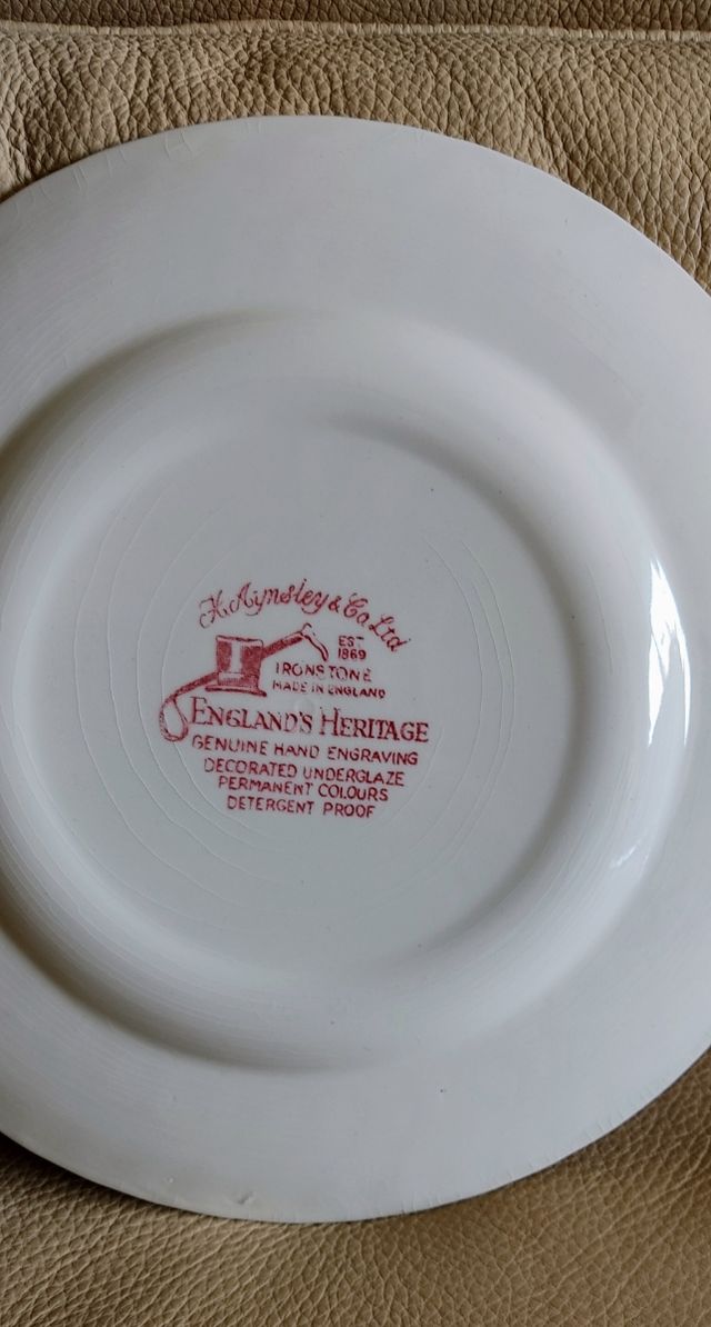 Plato porcela inglesa