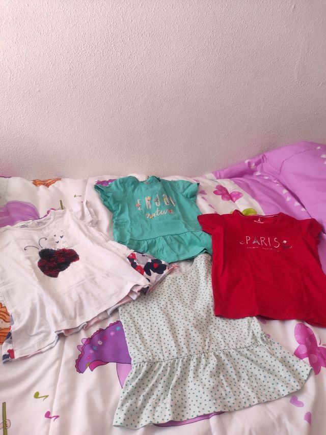 Lote 4 camisetas 3 años