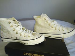 CONVERSE PIEL BRILLO 36-37 NUEVAS