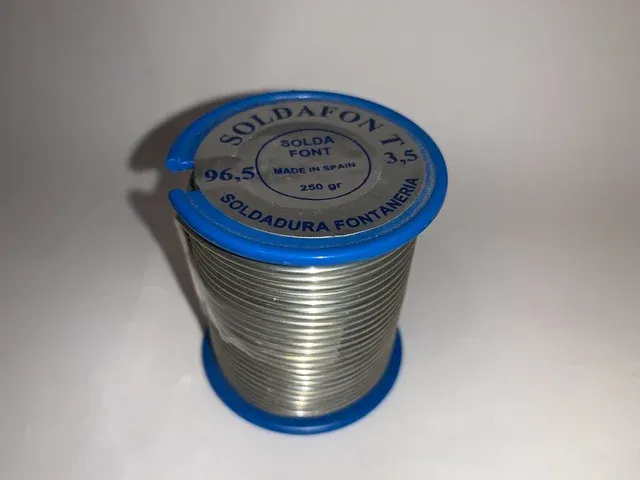 Carrete soldadura fontanería
