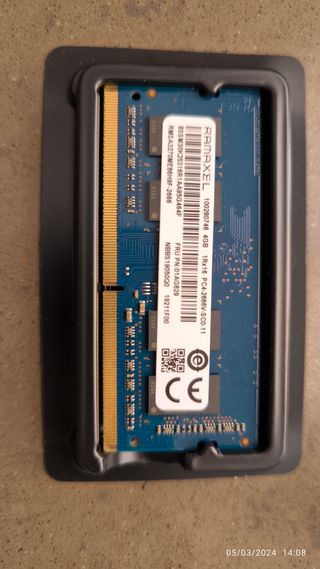 Memoria SoDimm DDR4 4 Gb