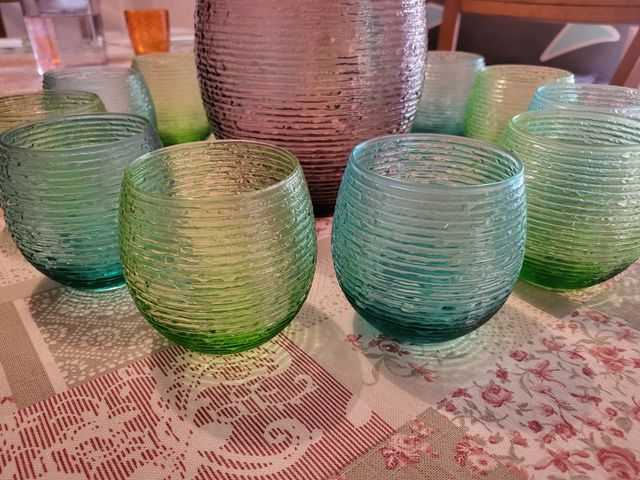 Set IVV Industria Vetraria Valdarnese MULTICOLOR