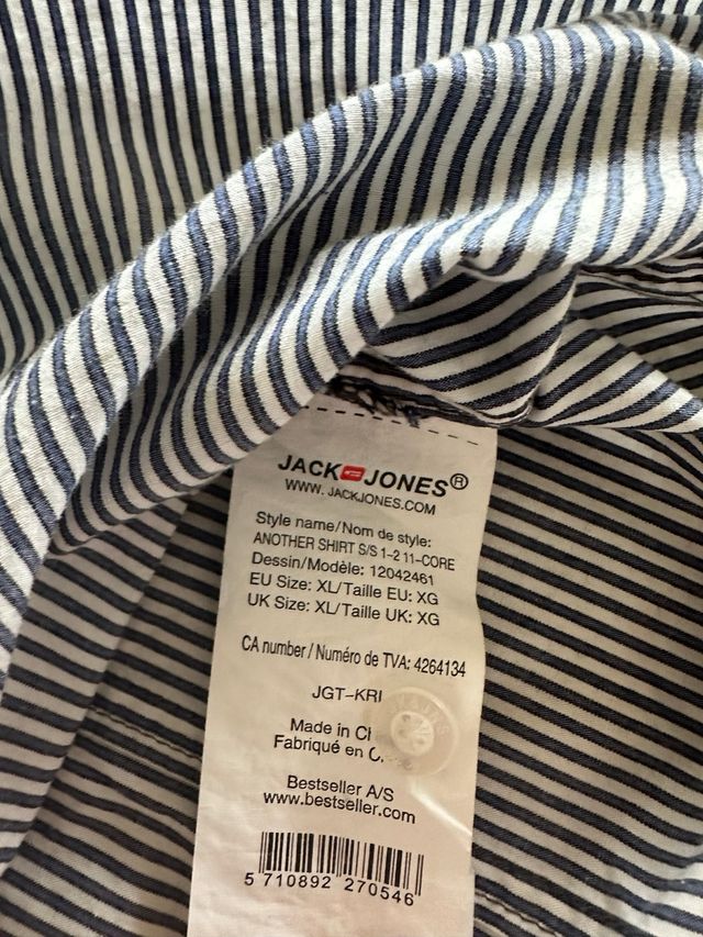 Camicia uomo mezza manica