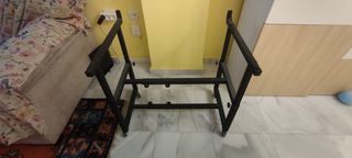 Banco (a medida) para teclado con ruedas ajustable