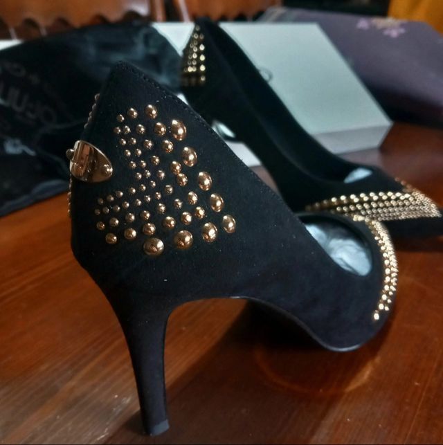 Scarpe décolleté scamosciate nere Liu Jo