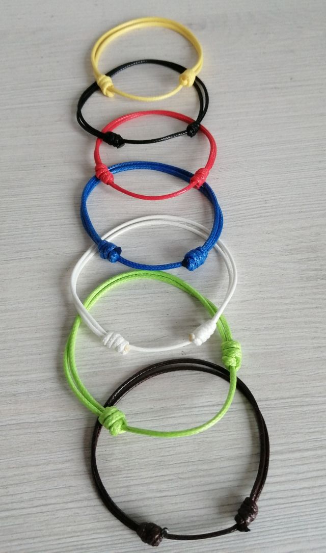 Pulseras estilo surfero sencilla