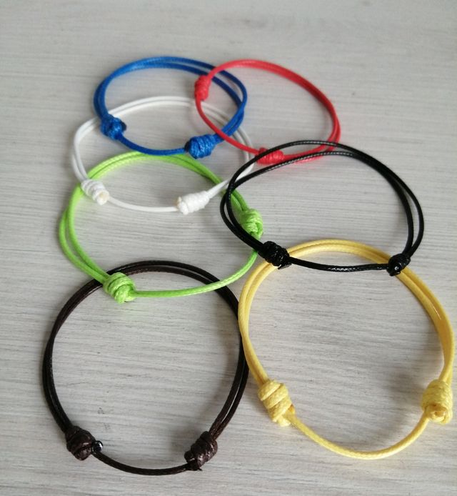 Pulseras estilo surfero sencilla