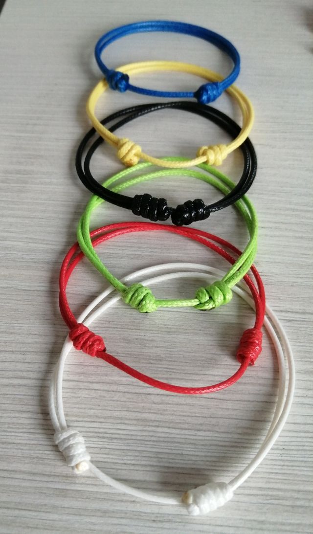 Pulseras estilo surfero sencilla