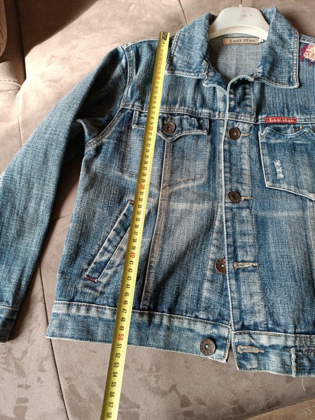 Giubbotto sportivo jeans vintage donna