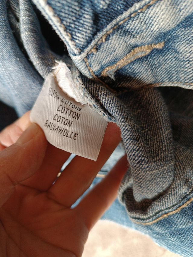 Giubbotto sportivo jeans vintage donna