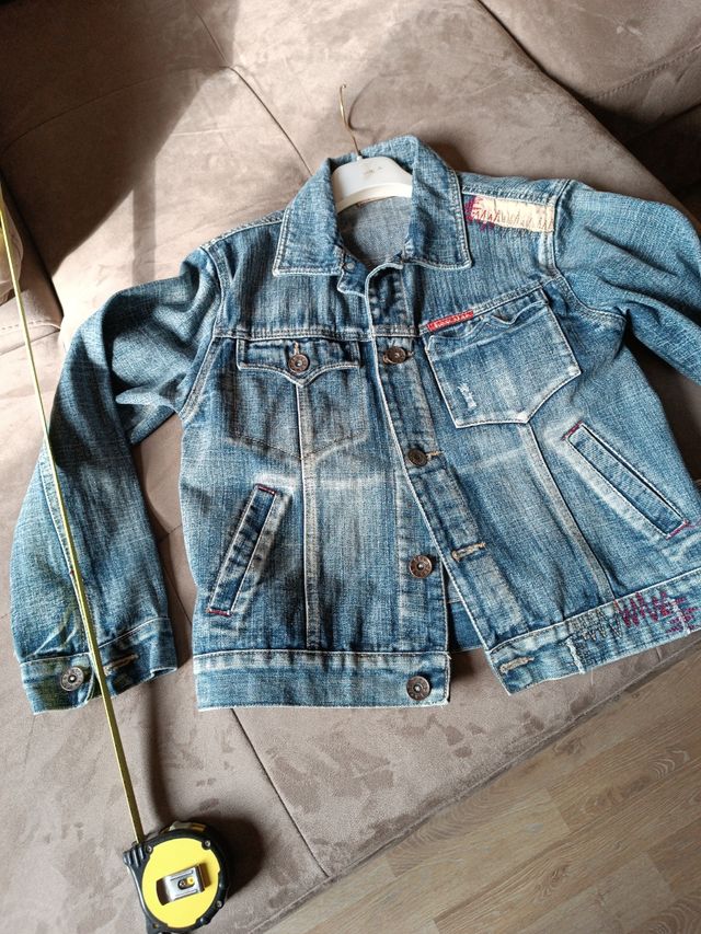 Giubbotto sportivo jeans vintage donna