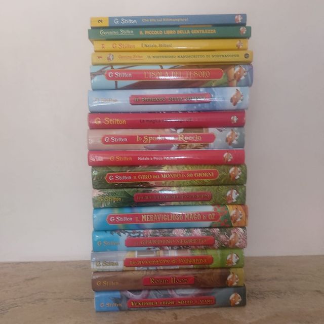 Libri Geronimo Stilton 6€ cad.