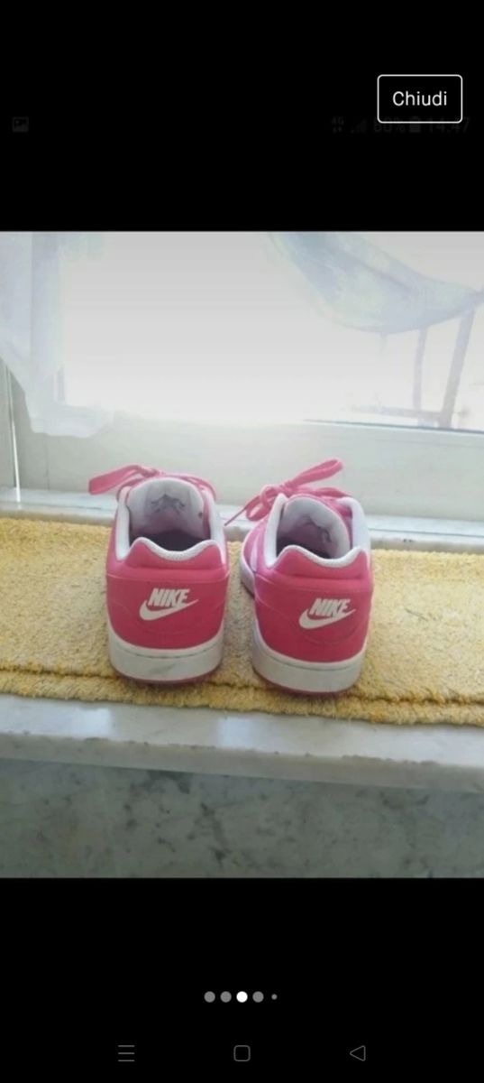 Sneakers donna Nike fucsia e bianco🌺