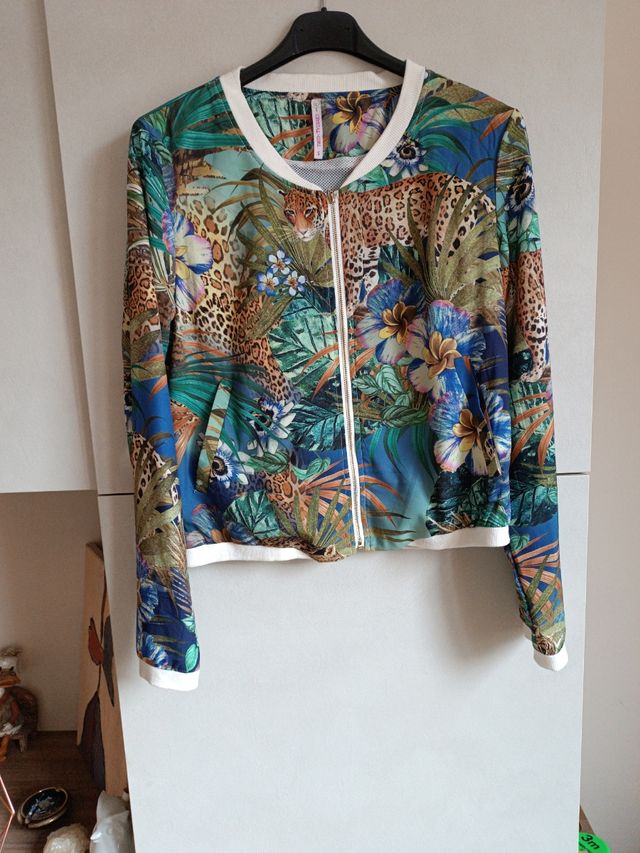 Giubbotto estivo donna animalier