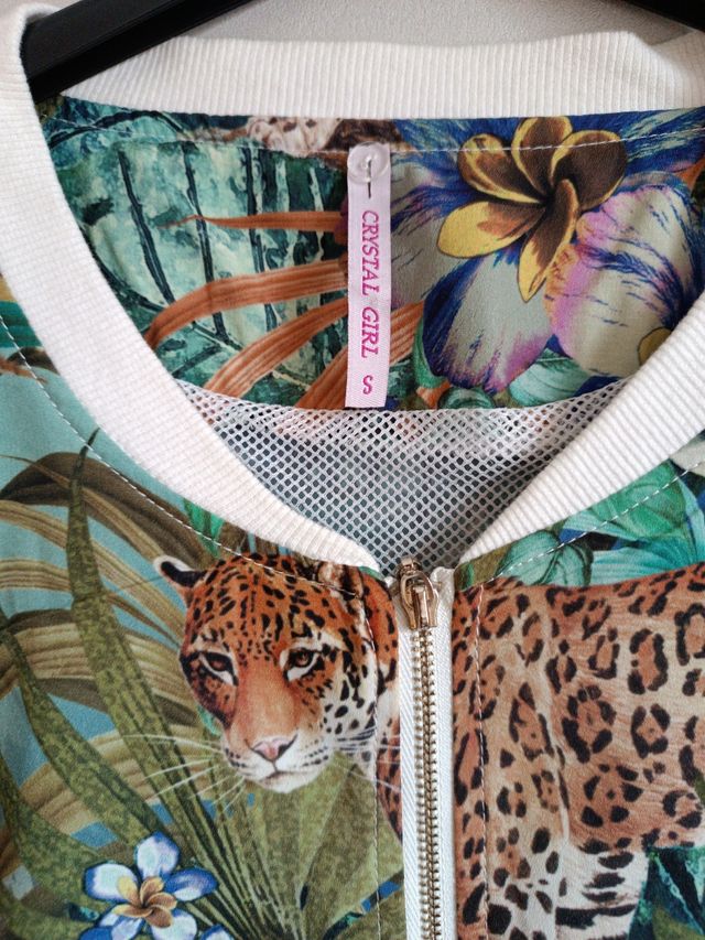 Giubbotto estivo donna animalier