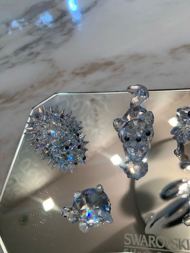 Set animali in cristallo brand swarovski