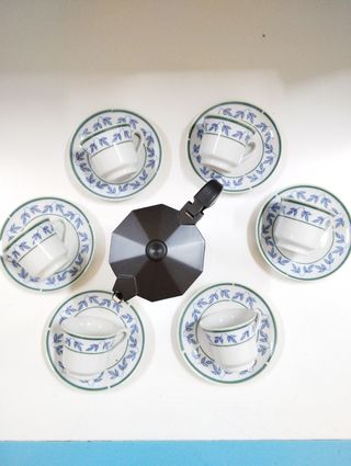 caffettiera induzione + set caffè 12