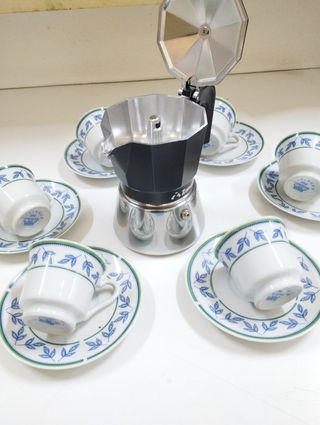 caffettiera induzione + set caffè 12