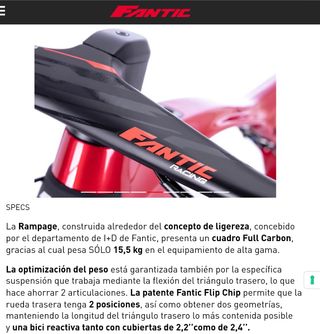 FANTIC RAMPAGE 1.2 FACTORY 2024