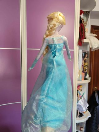 frozen elsa disney muñeca cantarina interactiva 