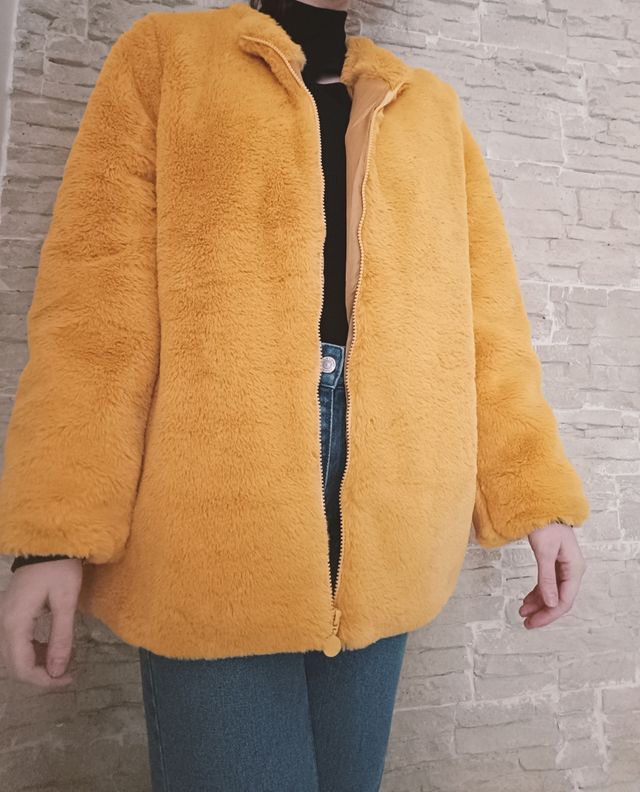 Pelliccia senape Akè