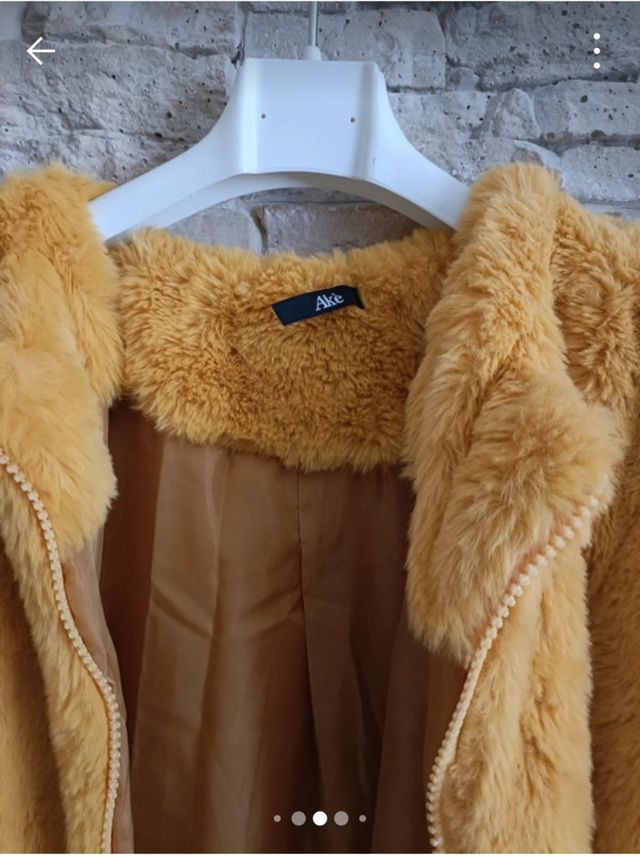 Pelliccia senape Akè