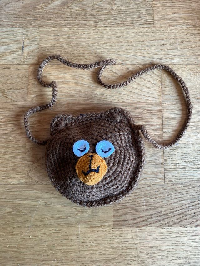 Bolso infantil crochet hecho a mano