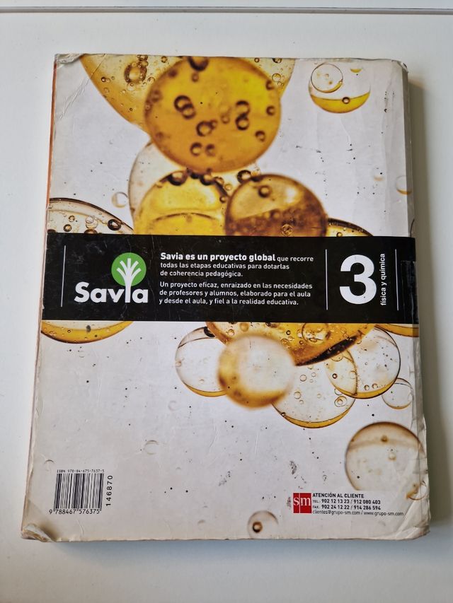 Física y química 3 ESO SAVIA SM