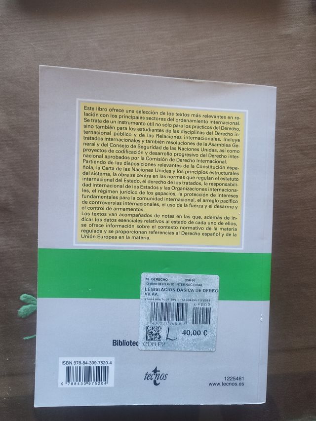 Libro de Derecho Internacional Público