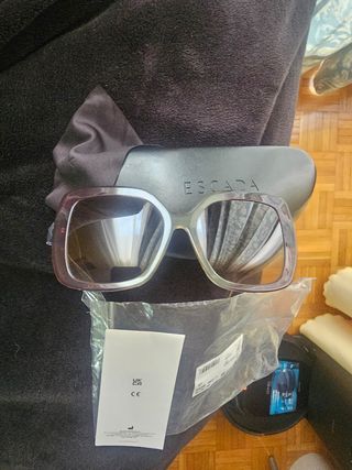 GAFAS DE SOL ESCADA SESD88 COLOR VIOLET/GREEN SHIN