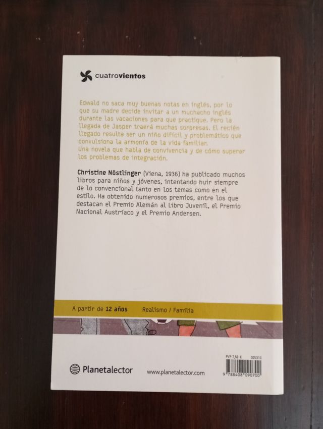 Troca de livros com um inglês