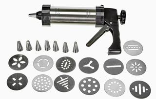 Repostería pistola de pastas.