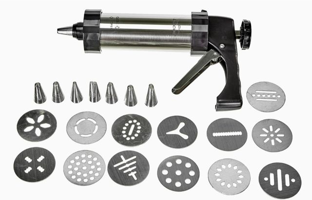 Repostería pistola de pastas.