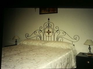 Testata letto matrimoniale in ferro battuto