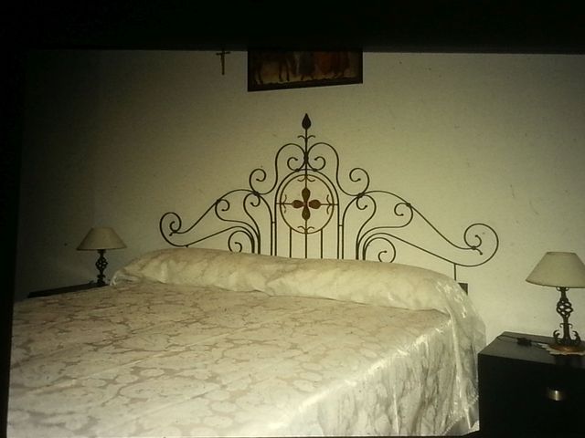 Testata letto matrimoniale in ferro battuto