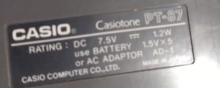 Teclado Casio PT-87