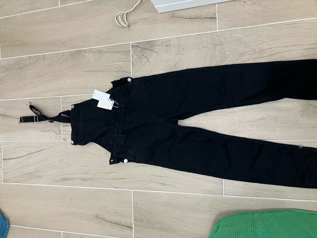 Peto vaquero negro niña