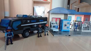 Comisaria maletín playmobil