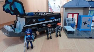 Comisaria maletín playmobil