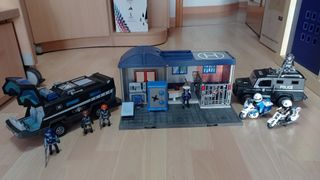Comisaria maletín playmobil