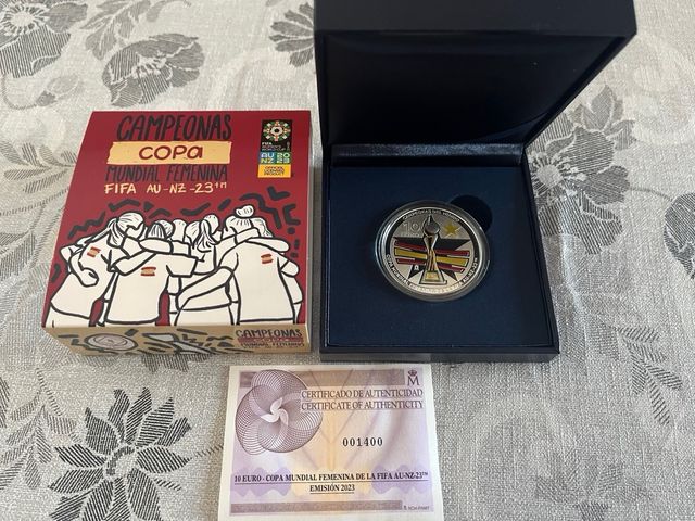 MONEDA 10€ 2023 MUNDIAL PLATA PROOF