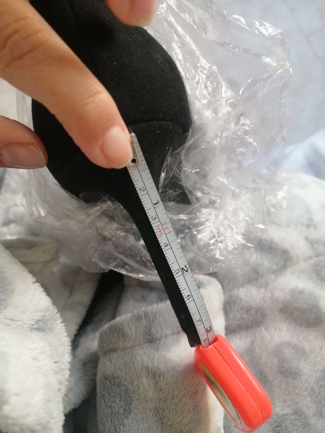 Tacon zara 35 negro de ante