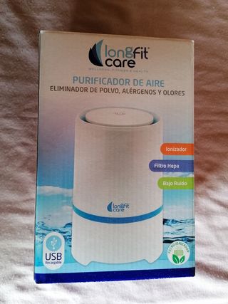 Purificador de aire, polvo, alérgenos y olores.