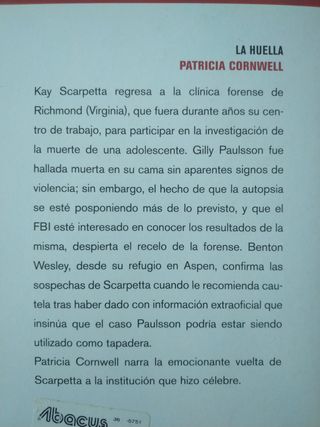 La huella + Cruel y extraño - Patricia Cornwell