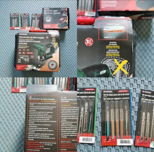 Sierra de calar y de sable recargable