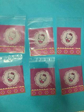 kawaii Hello kitty ,bolsitas con adesivo.