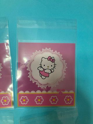kawaii Hello kitty ,bolsitas con adesivo.
