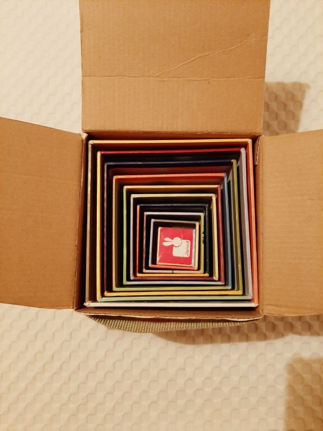 Lote Puzzle de Cubos y Marionetas