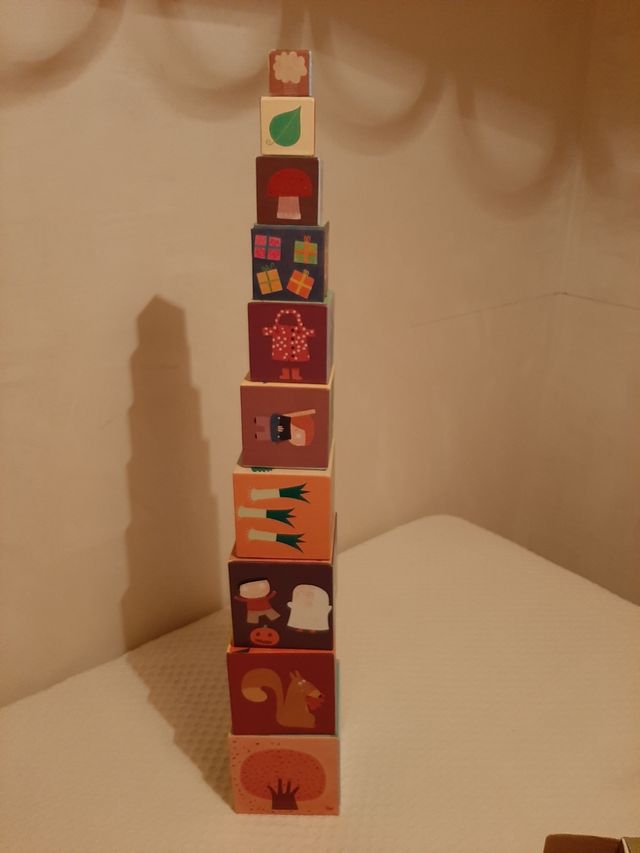 Lote Puzzle de Cubos y Marionetas